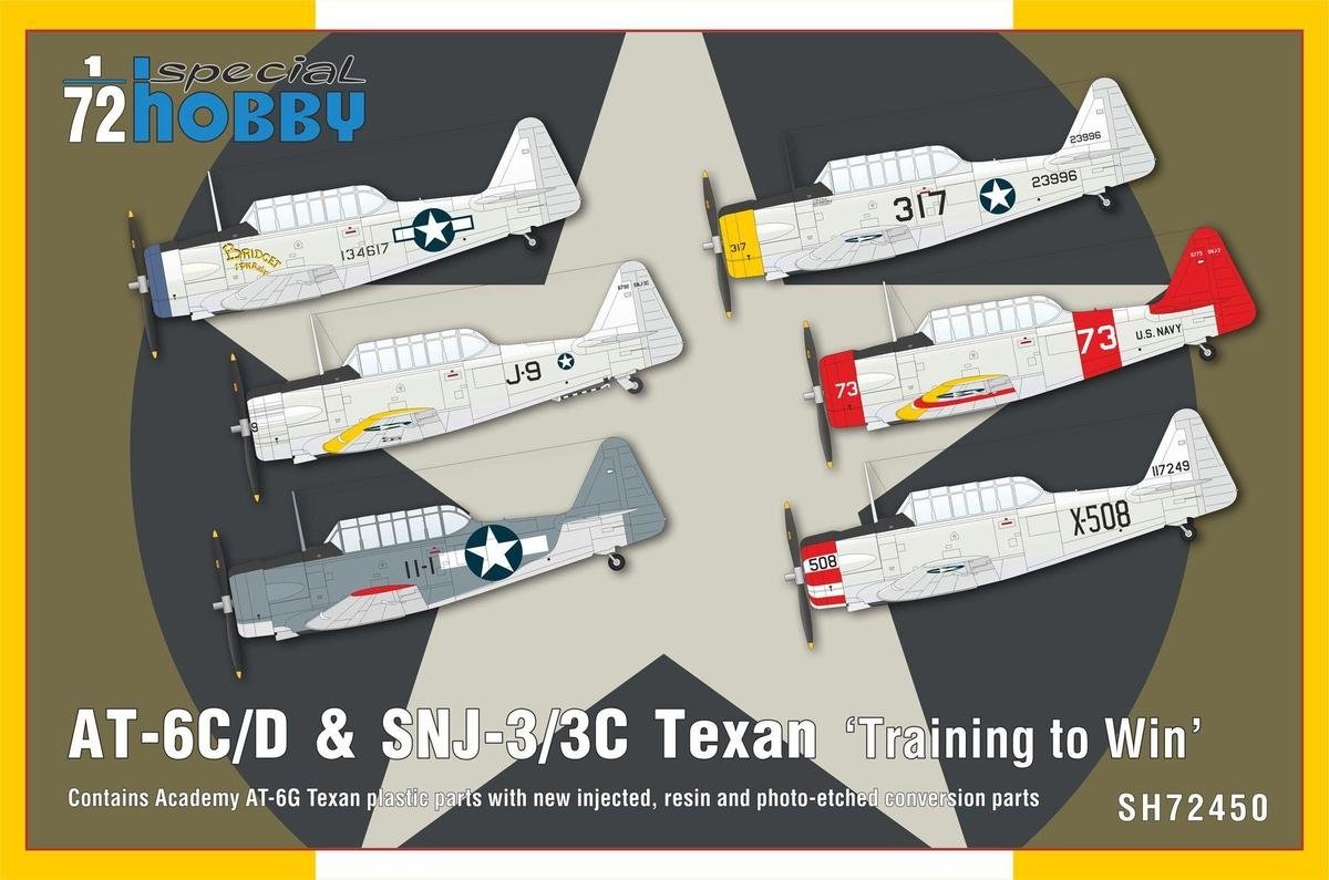 Special Hobby 72450 AT-6C/D &amp;amp; SNJ-3/3C Texan « Entraînement pour la victoire » 1/72