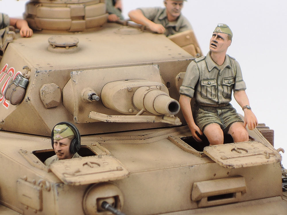 Tamiya 25208 Panzerkampfwagen IV Ausf F. &amp;amp; Moto Afrique du Nord 1/35 – immagine 5