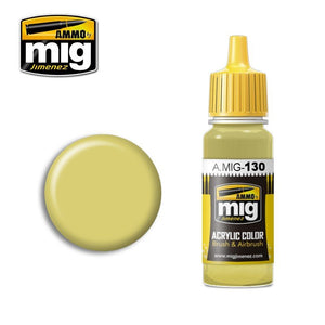 Munitions Mig Jimenez 0130 JAUNE DÉCOLORÉ 17 ml
