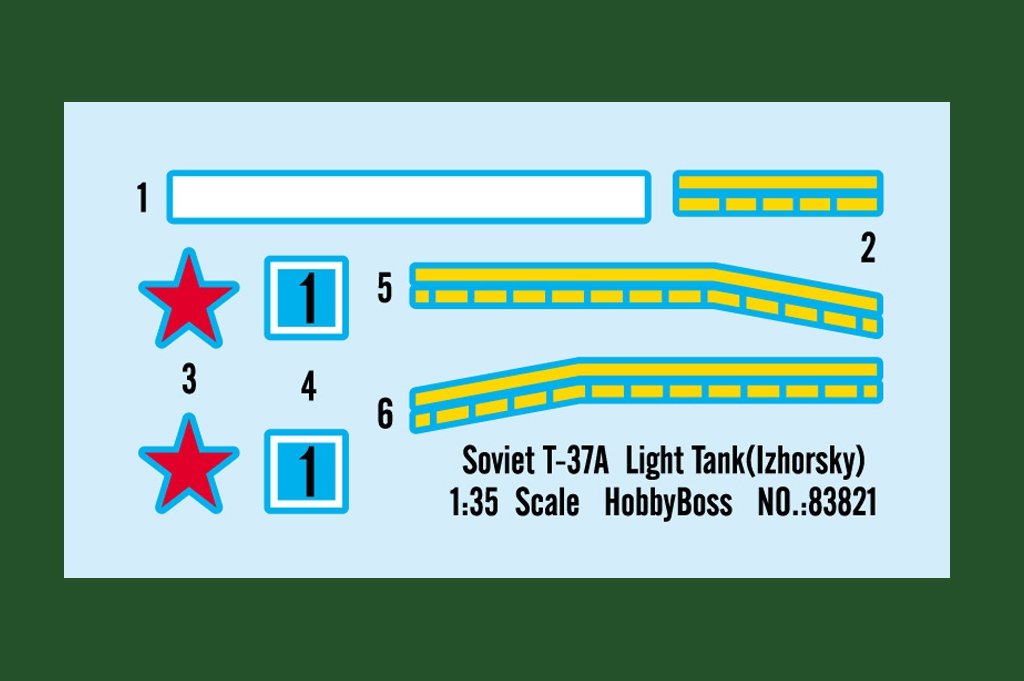 Hobby Boss 83821 Char léger soviétique T-37A (Izhorsky) (1/35) – image 3