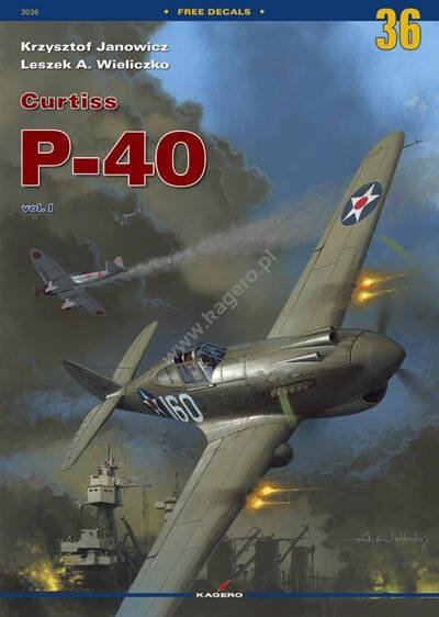 Kagero 3036 Curtiss P-40 vol. Je FR