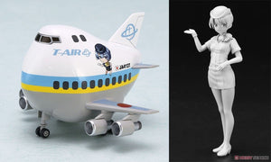 Hasegawa SP465 Egg Girls Collection 12 Sara Mayuki (CA) avec avion de ligne 1/20 – immagine 4