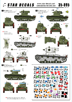 Star Decals 35-895 Chars finlandais de la Seconde Guerre mondiale, partie 3, échelle 1/35 – imagen 2