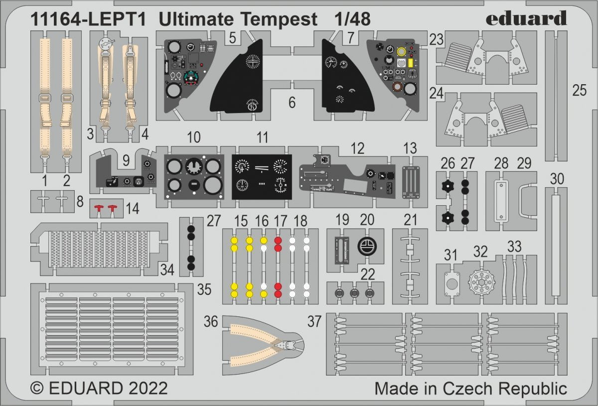 Eduard 11164 The Ultimate Tempest Édition Limitée 1/48 – Bild 19