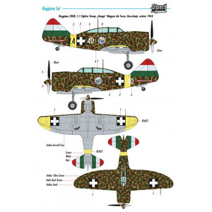 Épée 72110 Reggiane Fighter 6 pièces 1/72 – image 3