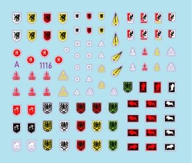 Star Decals 72-A1116 StuG-Abt #1 Insignes génériques et marquages ​​d&amp;#39;unité pour les unités Sturmgeschutz. StuG-Abt 177. 182, 185, 186, 190, 191, 197 1/72 – Bild 2