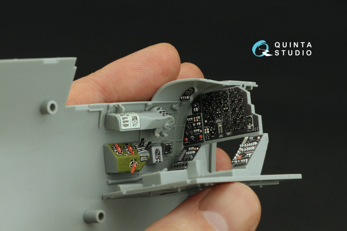 Intérieur coloré imprimé en 3D sur papier décalcomanie Quinta Studio QD32209 A-20G Havoc (HK Models) 1/32 – image 8