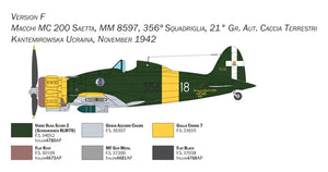 Italeri 2767 Macchi C.200 Série XXI-XXIII 1/48 – immagine 8