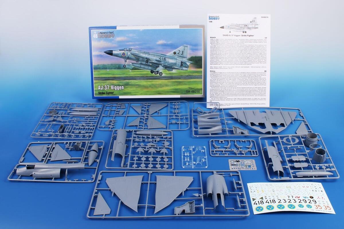 Special Hobby 48216 AJ-37 Viggen &amp;#39;Strike Fighter&amp;#39; 1/48 – immagine 2