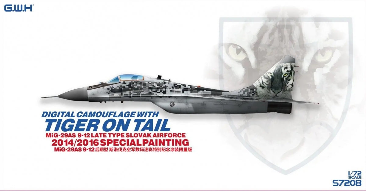 Maquette Great Wall Hobby S7208 MiG-29AS 9-12 Type tardif Force aérienne slovaque 1/72