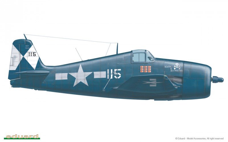 Eduard 7077 F6F-5 1/72 – immagine 11