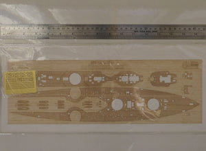 Pont en bois Wood Hunter W35071 HMS Dreadnought 1915 pour TRUMPETER 05329 1/350