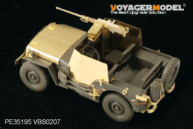 Voyager Model PE35195 WWII U.S. Jeep Willys MB w/Add Amour for TAMIYA 35219 1/35 – zdjęcie 7