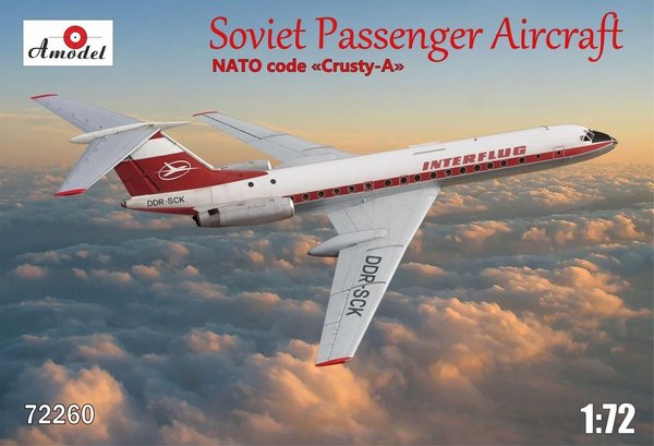 Maquette A-Model 72260 TU-134 INTERFLUG 1/72