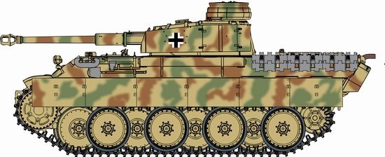 Dragon 7508 Berge-Panther avec Pz.Kpfw.IV Turm (1/72) – imagen 4