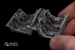 Intérieur imprimé en 3D et coloré sur papier décalcomanie Quinta Studio QDS-48270 EA-6B Prowler (ICAP II) (Kinetic) (Petite version) 1/48  – image 9
