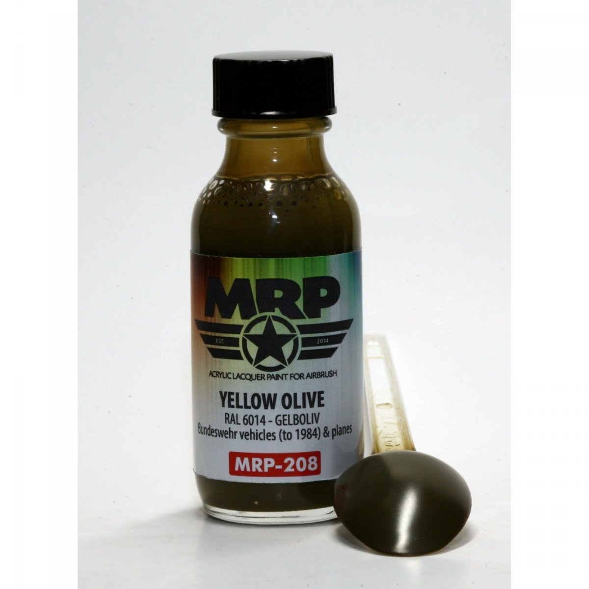 Peinture MR. Paint MRP-208 Jaune Olive RAL 6014 30 ml – Bild 2