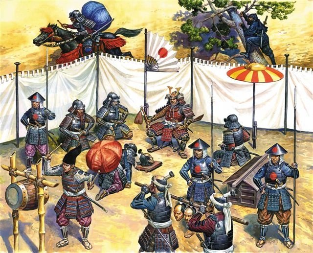 Zvezda 8029 Quartier général de l&amp;#39;armée des samouraïs 16e – 17e ville 1/72