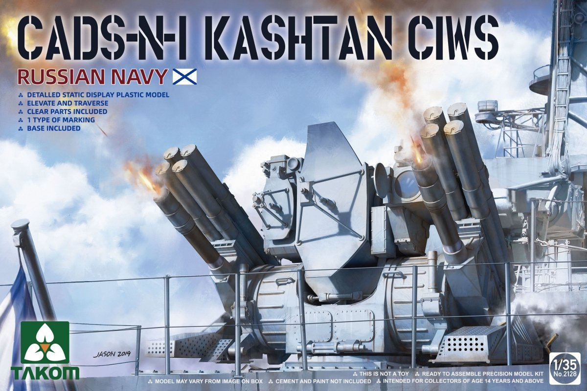 Takom 2128 CADS-N-1 Kashtan CIWS Marine russe 1/35