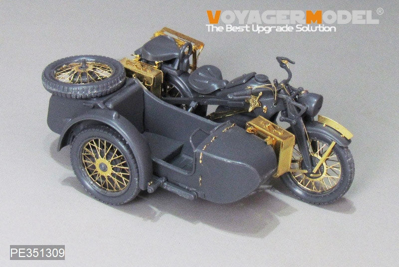 Kit de mise à niveau Voyager Model PE351309 pour moto allemande Zundapp KS600 de la Seconde Guerre mondiale, compatible avec la maquette TAMIYA 35384 au 1/35 – image 4