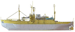 Hasegawa HP001 Navire de recherche antarctique Soya, deuxième expédition antarctique, échelle 1/250 – Bild 3