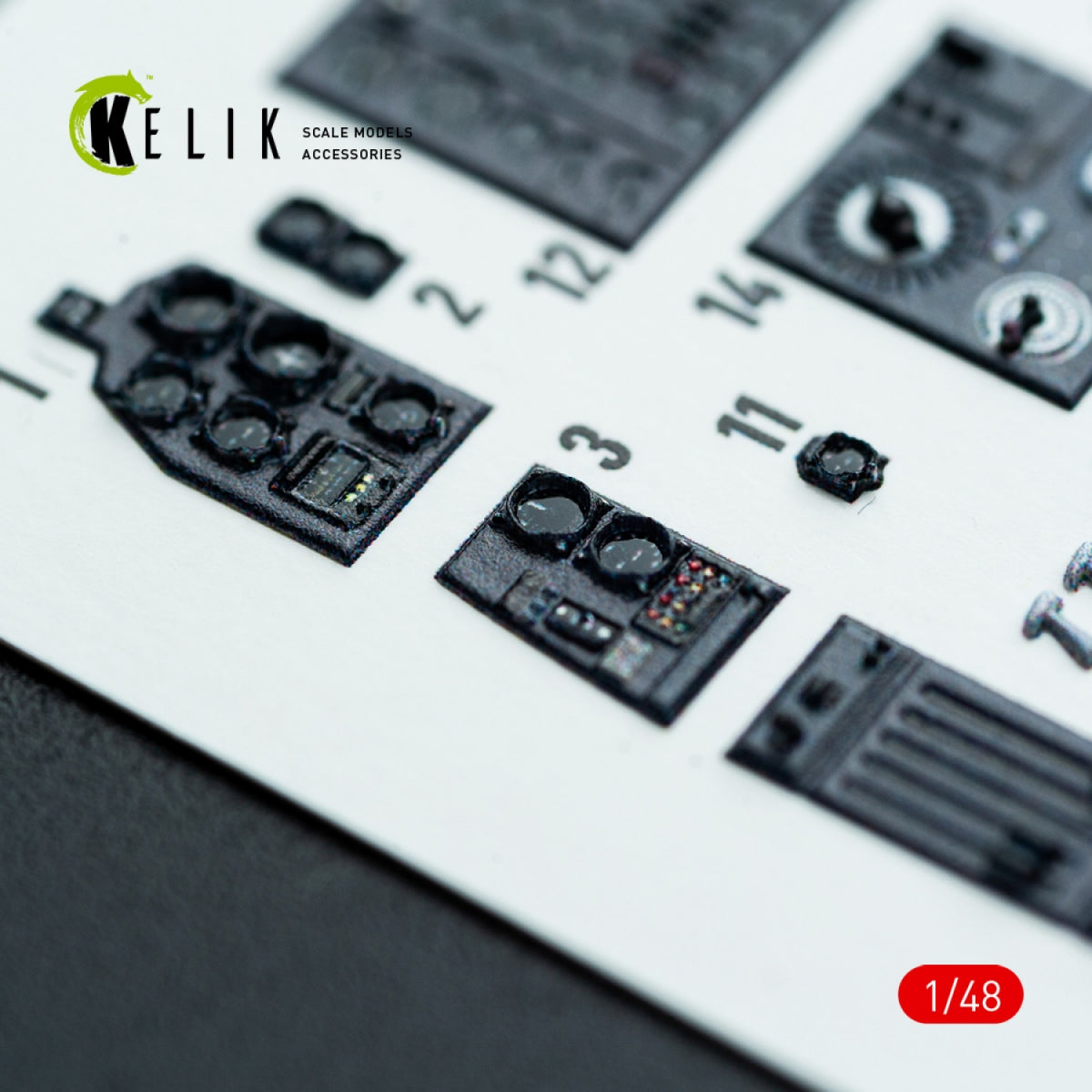 Kelik K48142 Do-217 K/M - interior 3D decals for ICM kit 1/48