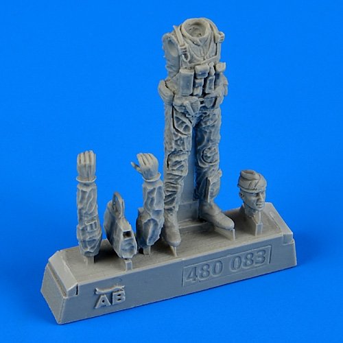 Aerobonus 480083 Pilote de l'US Navy avec sac - Guerre du Vietnam 1965-1973, échelle 1/48