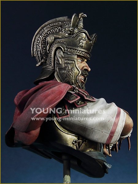 Young Miniatures YH1843 Roman Cavalry Officer- Theilenhofen Germany 2nd C. AD 1/10 – zdjęcie 4