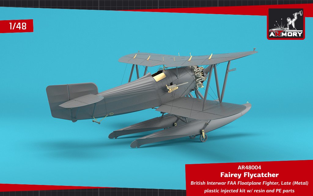 Armory Models 48004 Fairey Flycatcher, chasseur hydravion britannique FAA de l&amp;#39;entre-deux-guerres, version tardive (métal) 1/48 – image 18