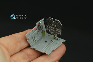Intérieur imprimé en 3D et coloré sur papier décalcomanie Quinta Studio QD32122 P-40E War Hawk (Trumpeter) 1/32 – immagine 8