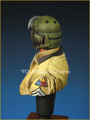 Young Miniatures YM1808 ÉQUIPAGE DE CHAR AMÉRICAIN Europe Seconde Guerre mondiale 1/10 – immagine 4