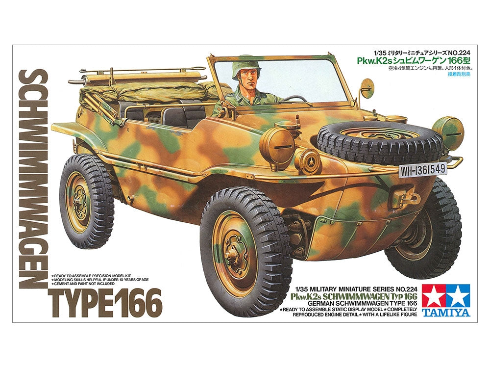 Tamiya 35224 Schwimmwagen allemand Type 166 (1/35) – image 2