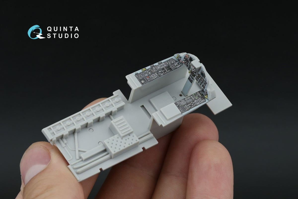 Intérieur imprimé en 3D et coloré sur papier décalcomanie pour F-15A/F-15C Early/F-15J Early (Hasegawa) (Petite version) au 1/48 – Bild 6
