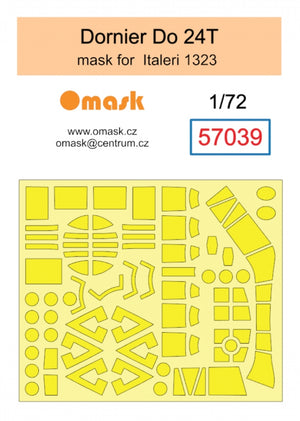 Omask 57039 Masque Dornier Do 24 T (pour Italeri 1323) 1/72