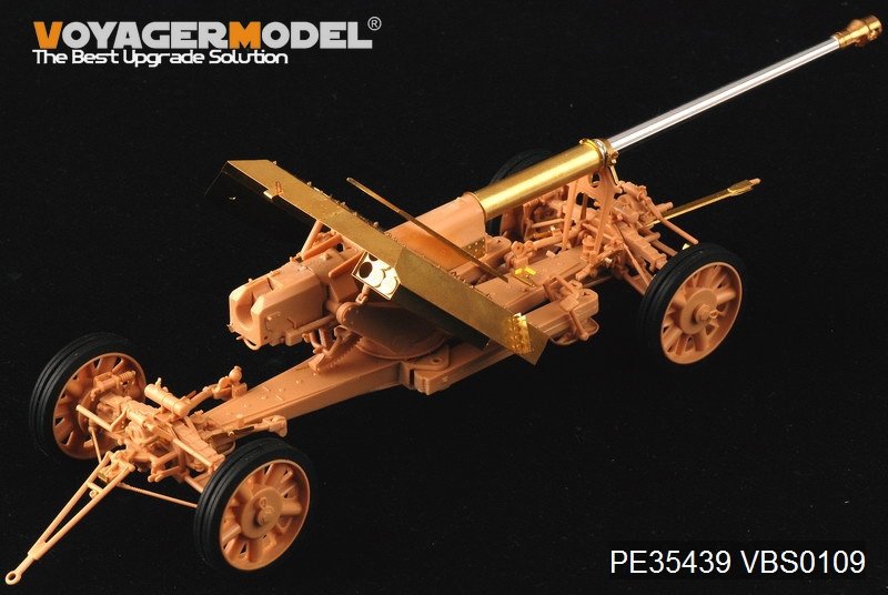 Maquette Voyager PE35439, canon antiaérien allemand de 88 cm Panzerjägerkanone PaK43 (Seconde Guerre mondiale) pour Trumpeter 02308, échelle 1/35 – immagine 4