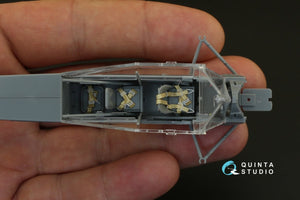 Intérieur imprimé en 3D et coloré sur papier décalcomanie Quinta Studio QD48078 Fi-156 (pour maquette Tamiya) 1/48 – image 7