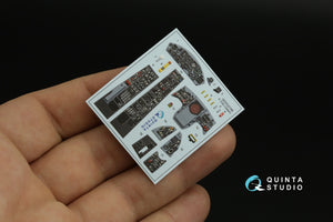 Intérieur coloré imprimé en 3D sur papier décalcomanie Quinta Studio QD32188 F-104J (Italeri) 1/32 – immagine 3