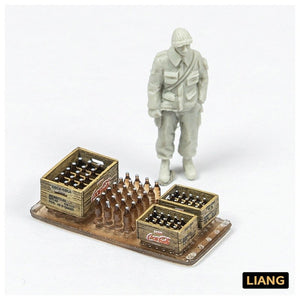 Liang 0434 Caisses de bouteilles de bière et de soda Seconde Guerre mondiale x 8 1/48 - 1/72 – Bild 2