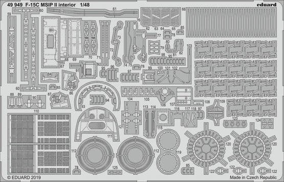 Intérieur Eduard 49949 F-15C MSIP II 1/48 GREAT WALL HOBBY – immagine 2