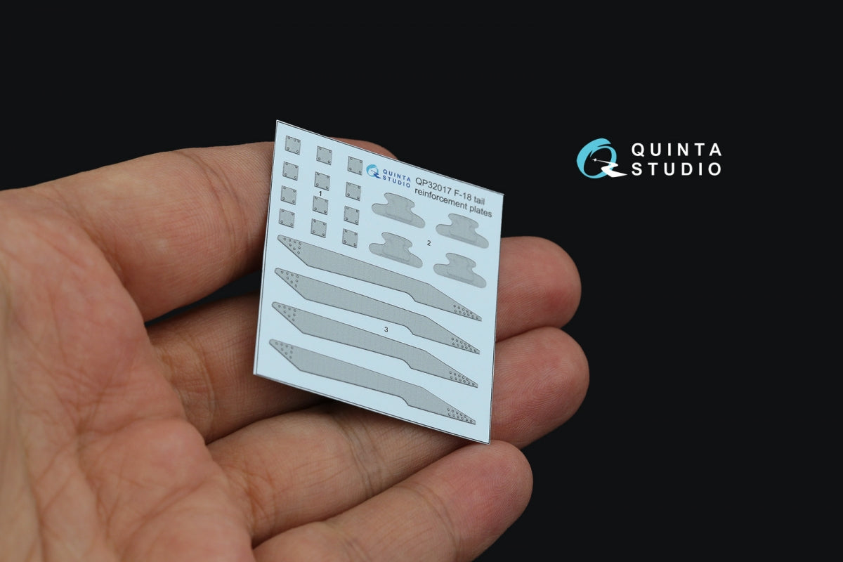 Quinta Studio QP32017 Plaques de renfort de queue F/A-18A/B/C/D (tous les kits) 1/32 – image 3