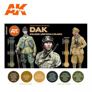 AK Interactive AK11628 COULEURS D&amp;#39;UNIFORME DES SOLDATS DAK – Bild 2