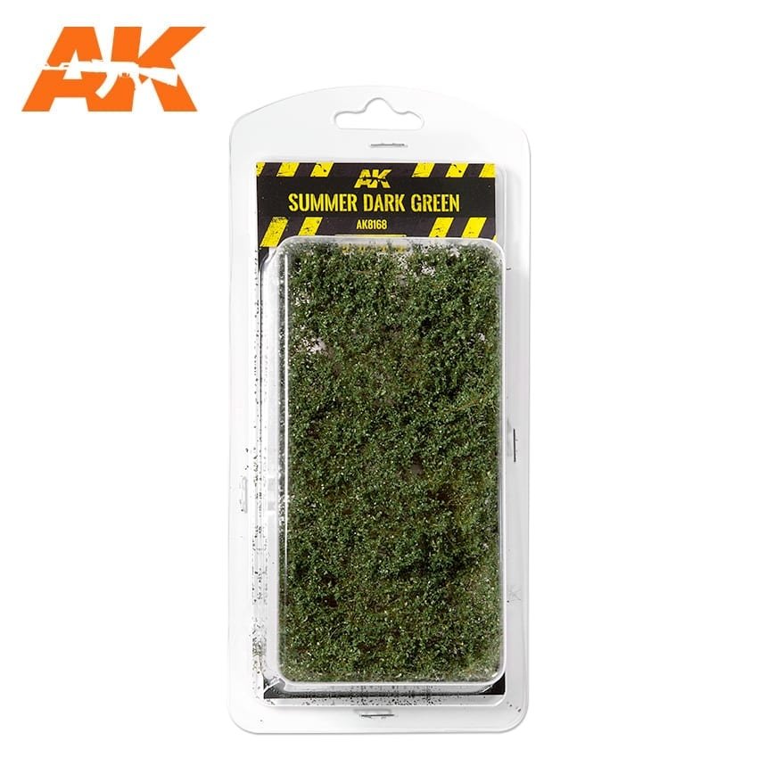 AK Interactive AK8168 ARBUSTES VERT FONCÉ D'ÉTÉ 75 MM / 90 MM 1/35