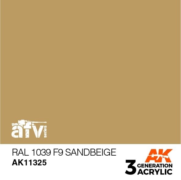 AK Interactive AK11325 RAL 1039 F9 Beige sable 17 ml