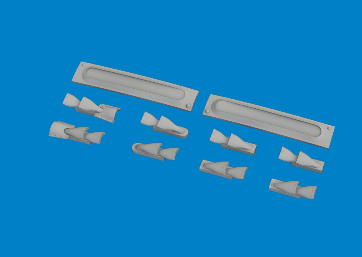 Kit de mise à niveau des radiateurs Eduard 6481098 P-40E (IMPRESSION EDUARD 1/48) – image 3