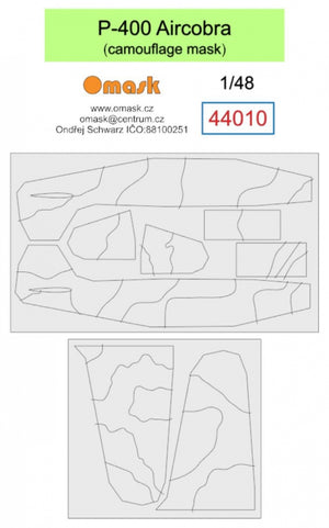 Omask 44010 P-400 Aircobra (surfaces de camouflage) 1/48