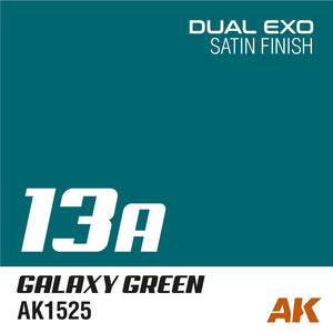 AK Interactive AK1557 DUAL EXO SET 13 – 13A VERT GALAXIE &amp;amp; 13B VERT CHAOS – immagine 2