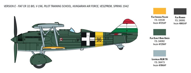 Italeri 1438 CR.32 Freccia 1/72 – image 3