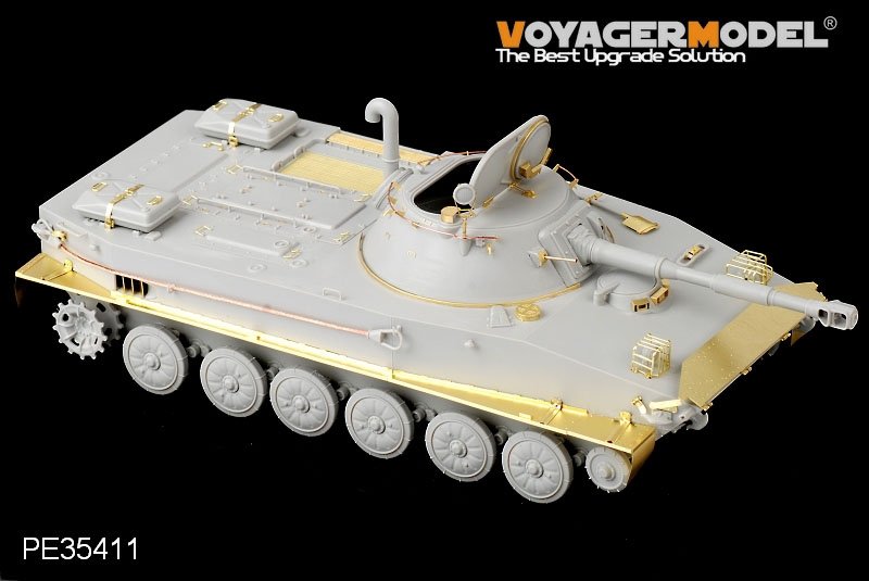 Maquette Voyager PE35411 Char amphibie russe PT-76B de la Seconde Guerre mondiale pour Trumpeter 00381 1/35 – imagen 8