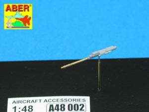 Aber A48 002 Jeu de 2 canons pour mitrailleuses d&amp;#39;avion allemandes MG 17 de 7,92 mm (1/48) – Bild 4