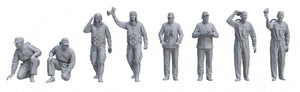 Border Model BR-006 IJN Carrier Crew Pilots &amp;amp; Officers x 8 figurines en résine 1/35 – Bild 2